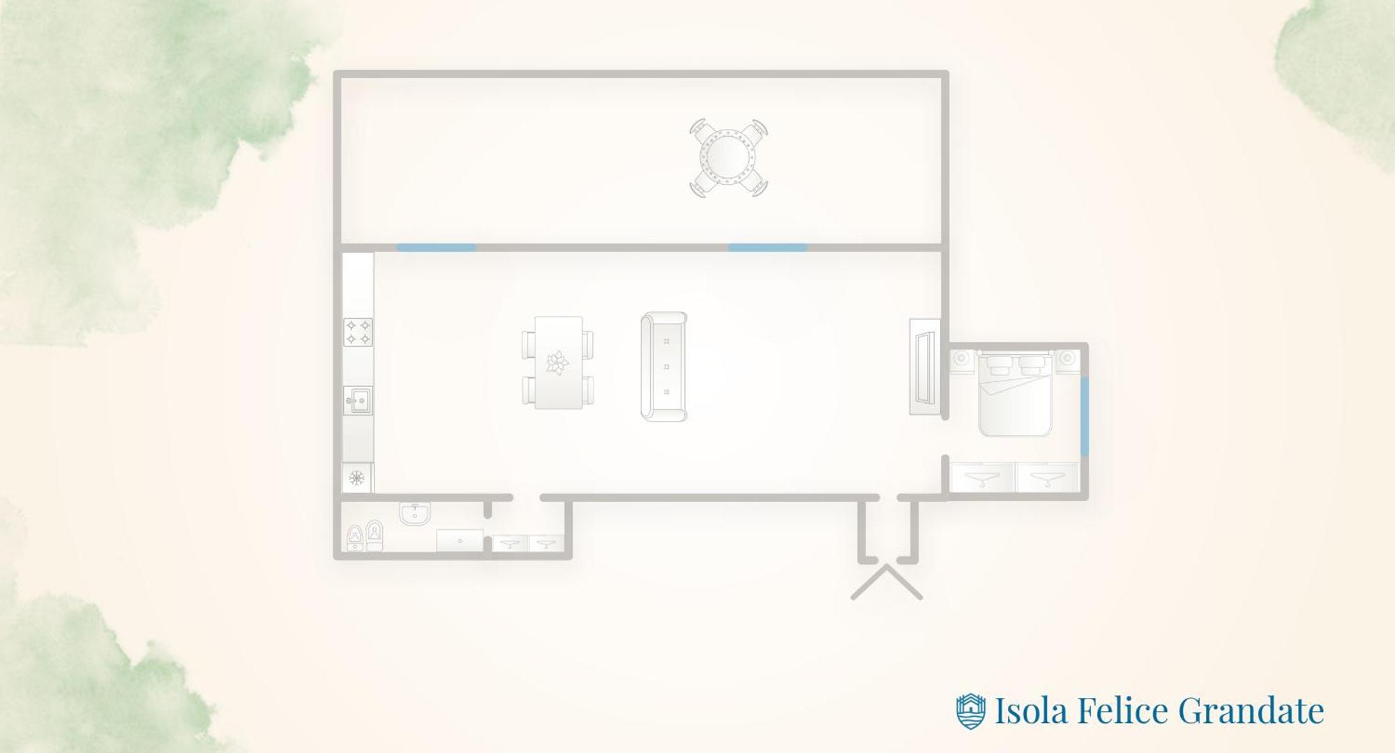 Isola Felice Grandate By Rent All Como Bagian luar foto